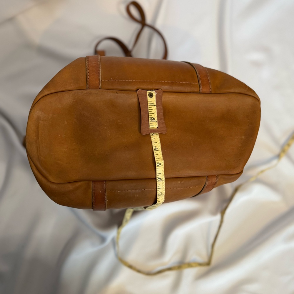 C&C California Large Tan Brown Leather Tote Bag - Picture 5 of 15